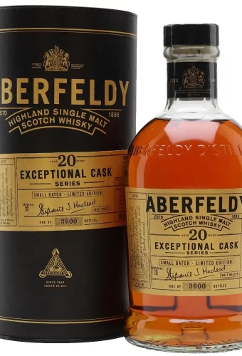 ABERFELDY 20Y EXCEPITONAL CASK 43%